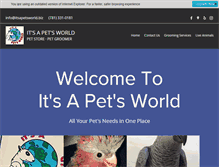 Tablet Screenshot of itsapetsworld.biz